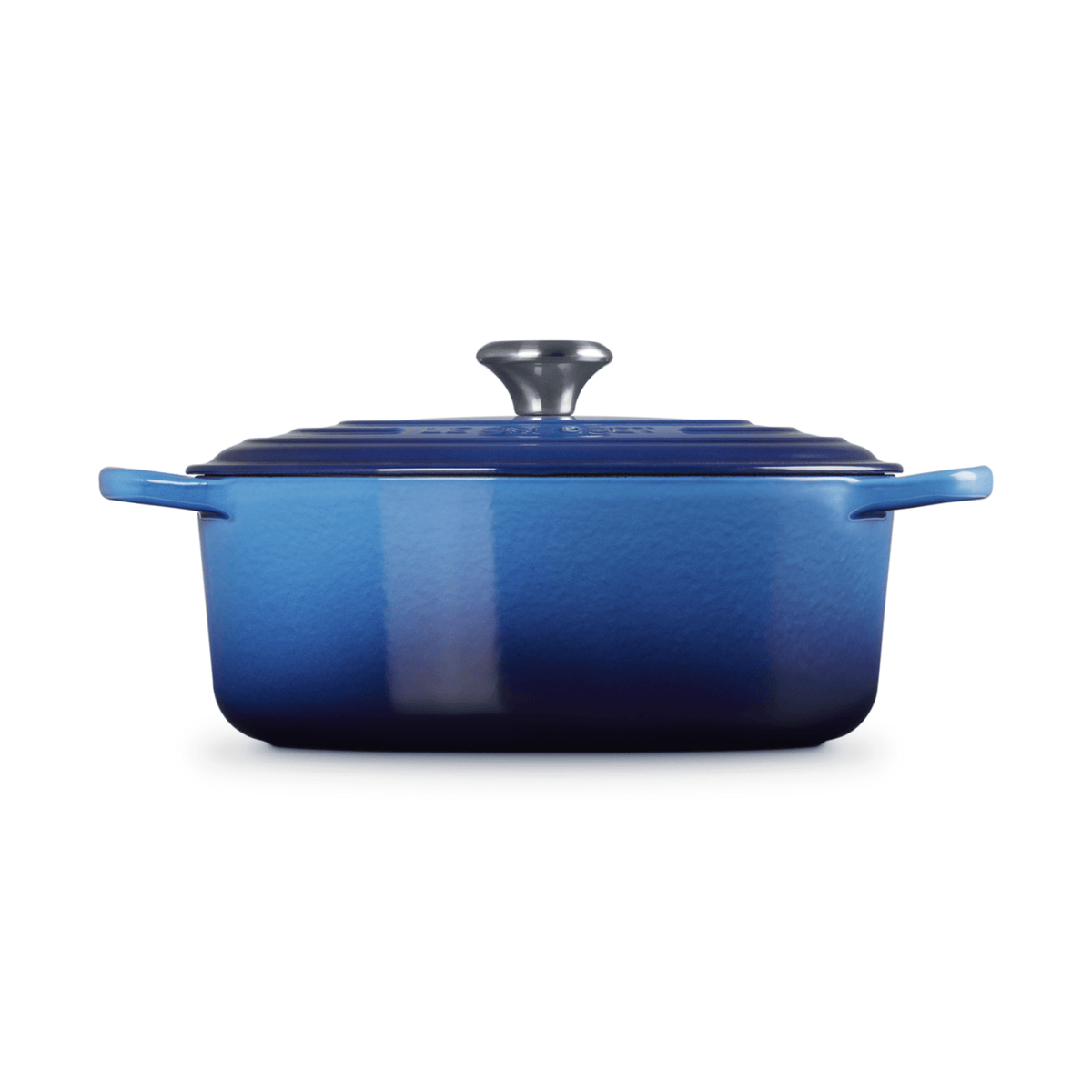 Le Creuset Signature Cast Iron Oval Casserole 29cm Azure Blue