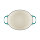 Le Creuset Signature Cast Iron Oval Casserole 29cm Bleu Riviera