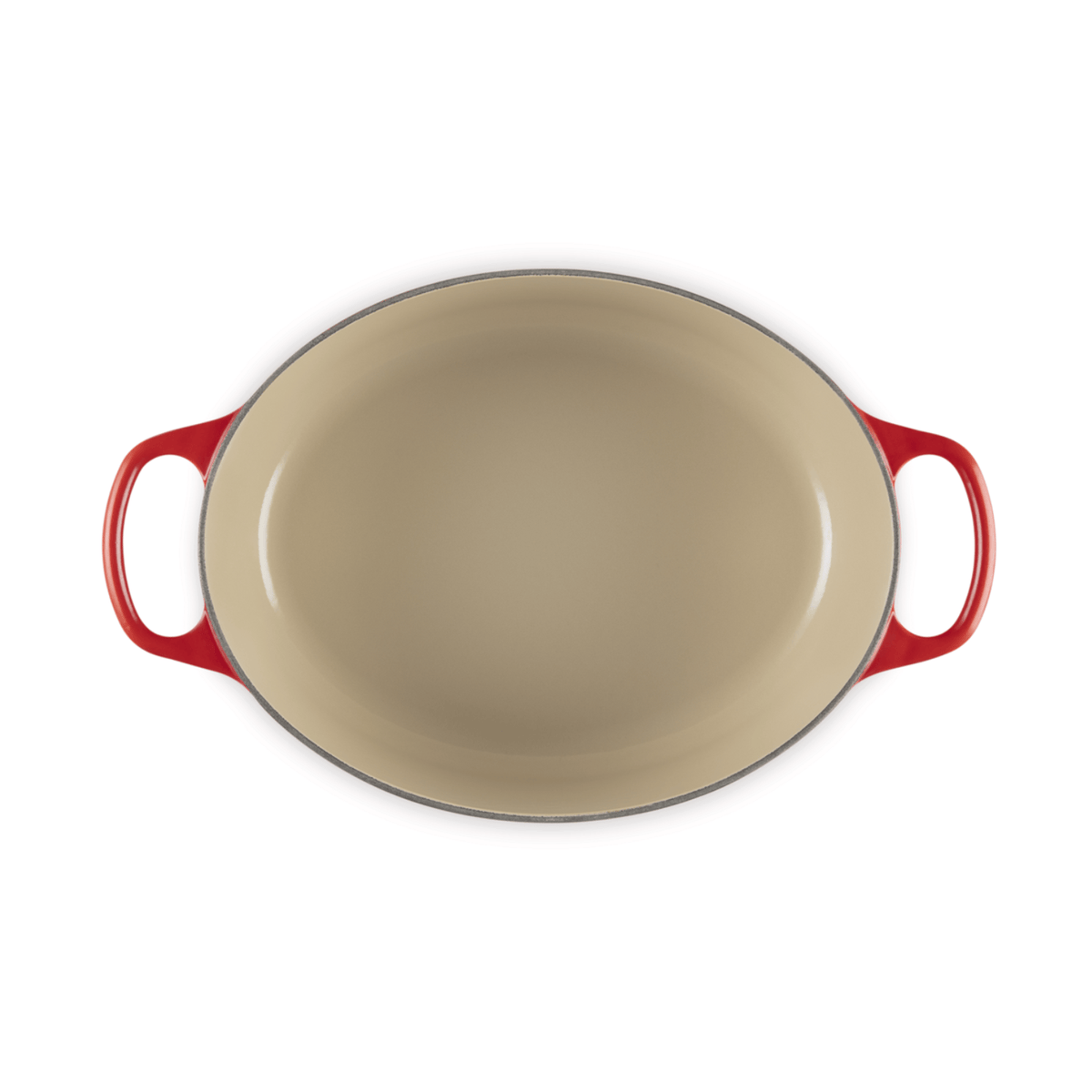 Le Creuset Signature Cast Iron Oval Casserole 29cm Cerise