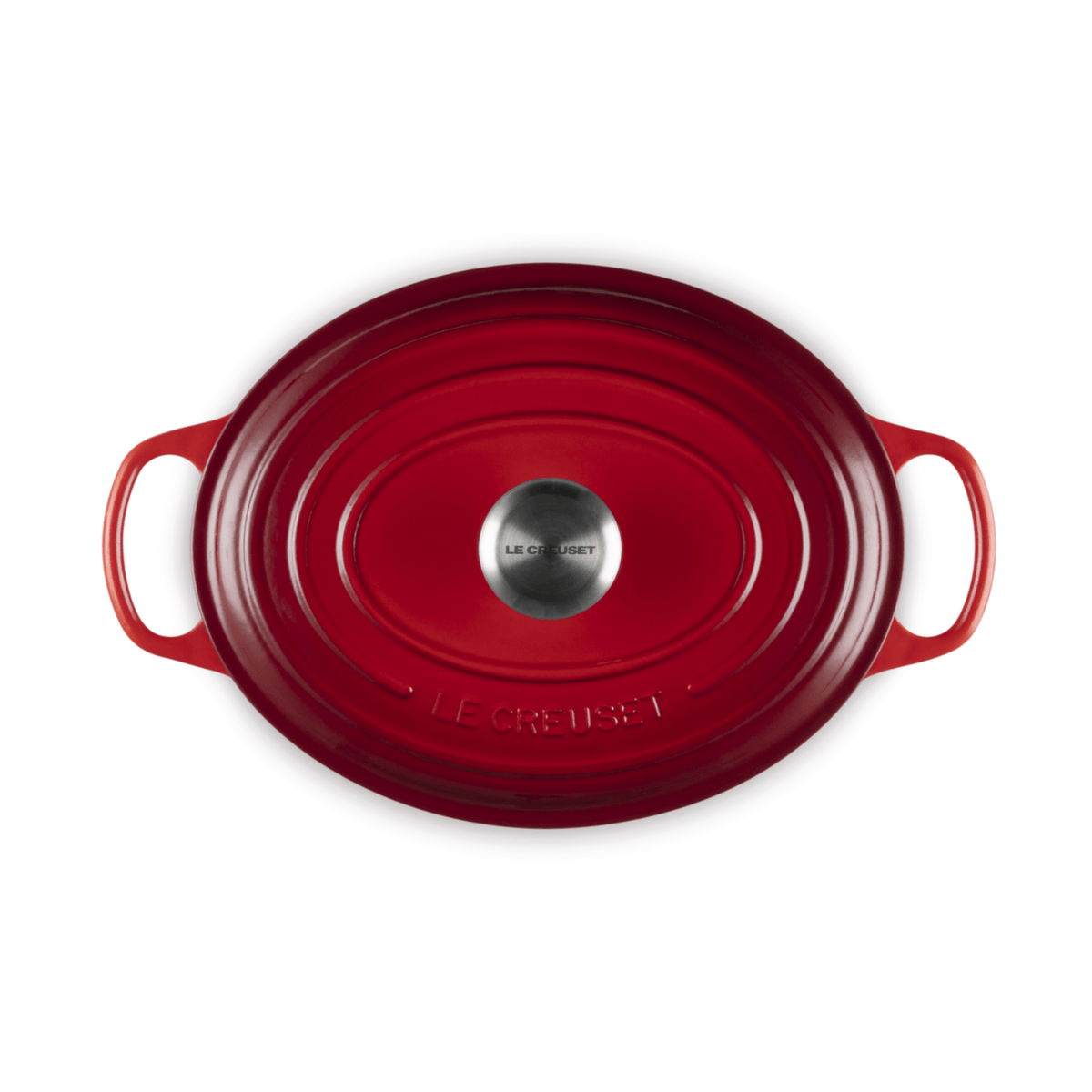 Le Creuset Signature Cast Iron Oval Casserole 29cm Cerise
