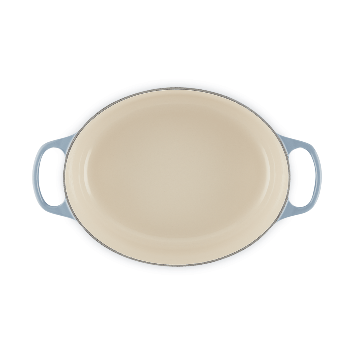 Le Creuset Signature Cast Iron Oval Casserole 29cm Chambray