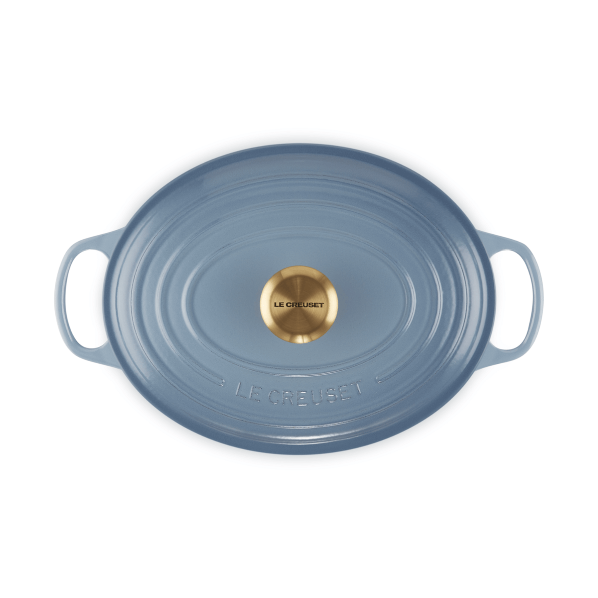 Le Creuset Signature Cast Iron Oval Casserole 29cm Chambray