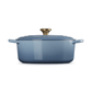 Le Creuset Signature Cast Iron Oval Casserole 29cm Chambray