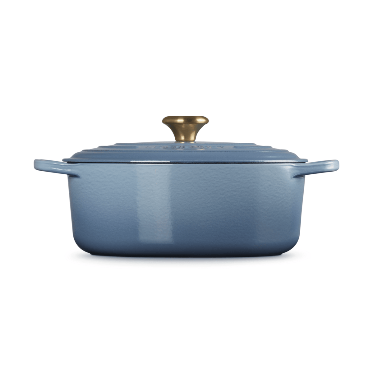 Le Creuset Signature Cast Iron Oval Casserole 29cm Chambray