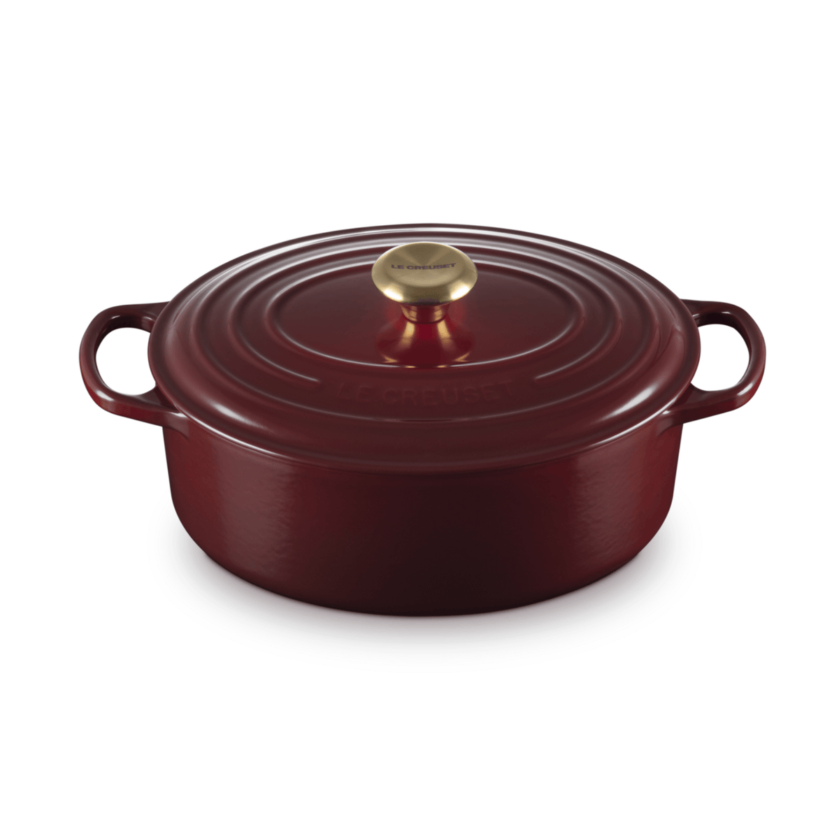 Le Creuset Signature Cast Iron Oval Casserole 29cm Garnet