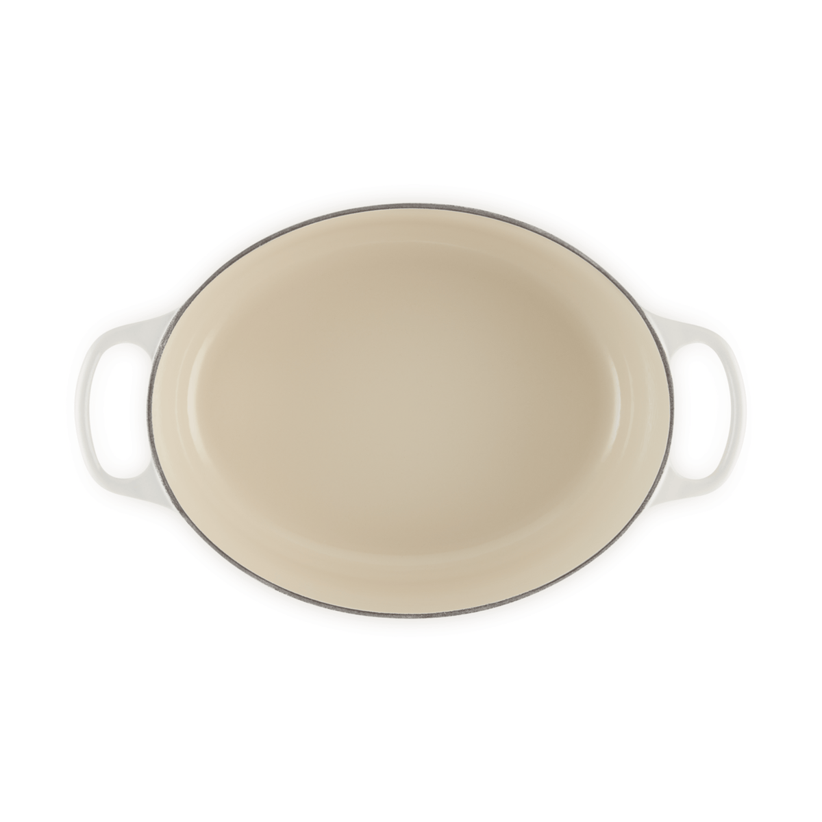 Le Creuset Signature Cast Iron Oval Casserole 29cm Meringue