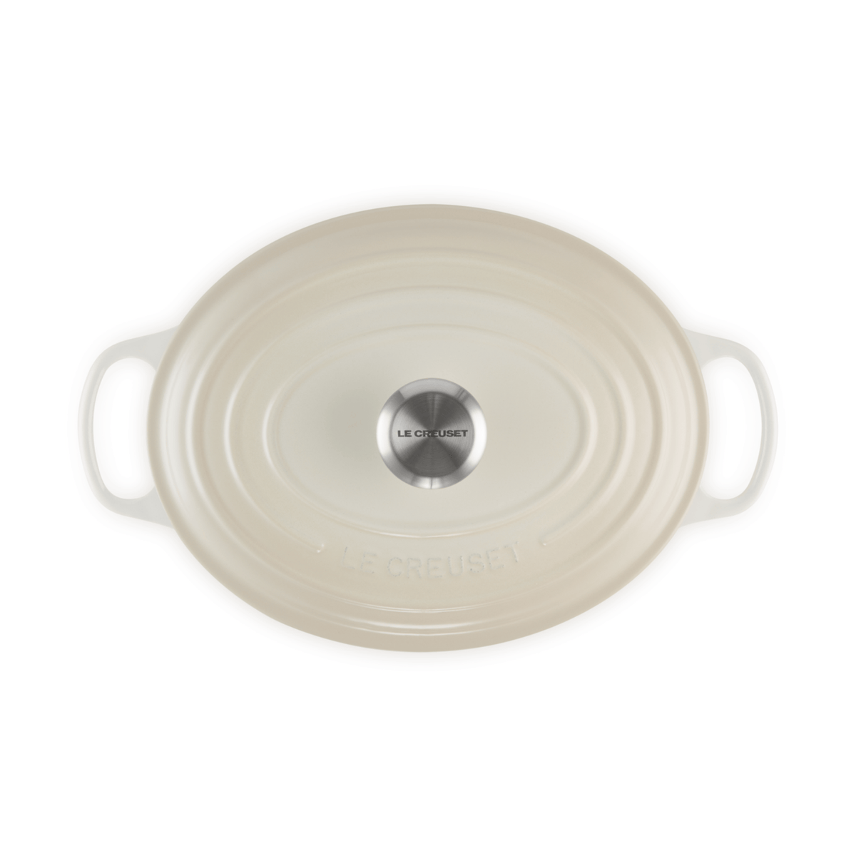 Le Creuset Signature Cast Iron Oval Casserole 29cm Meringue