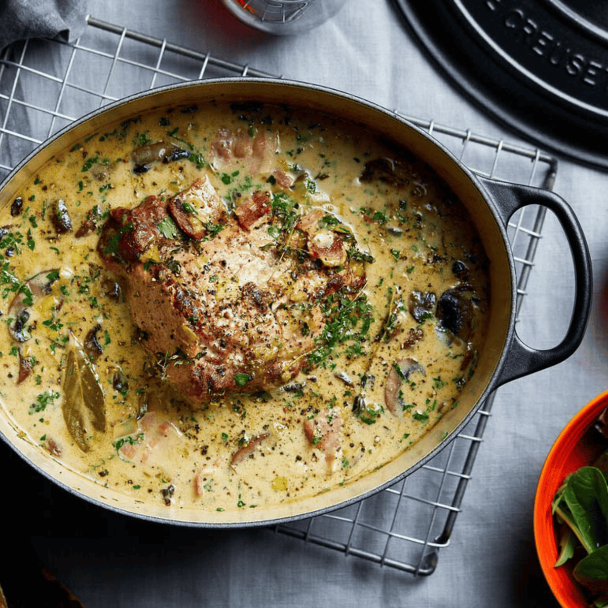 Le Creuset Signature Cast Iron Oval Casserole 29cm Satin Black