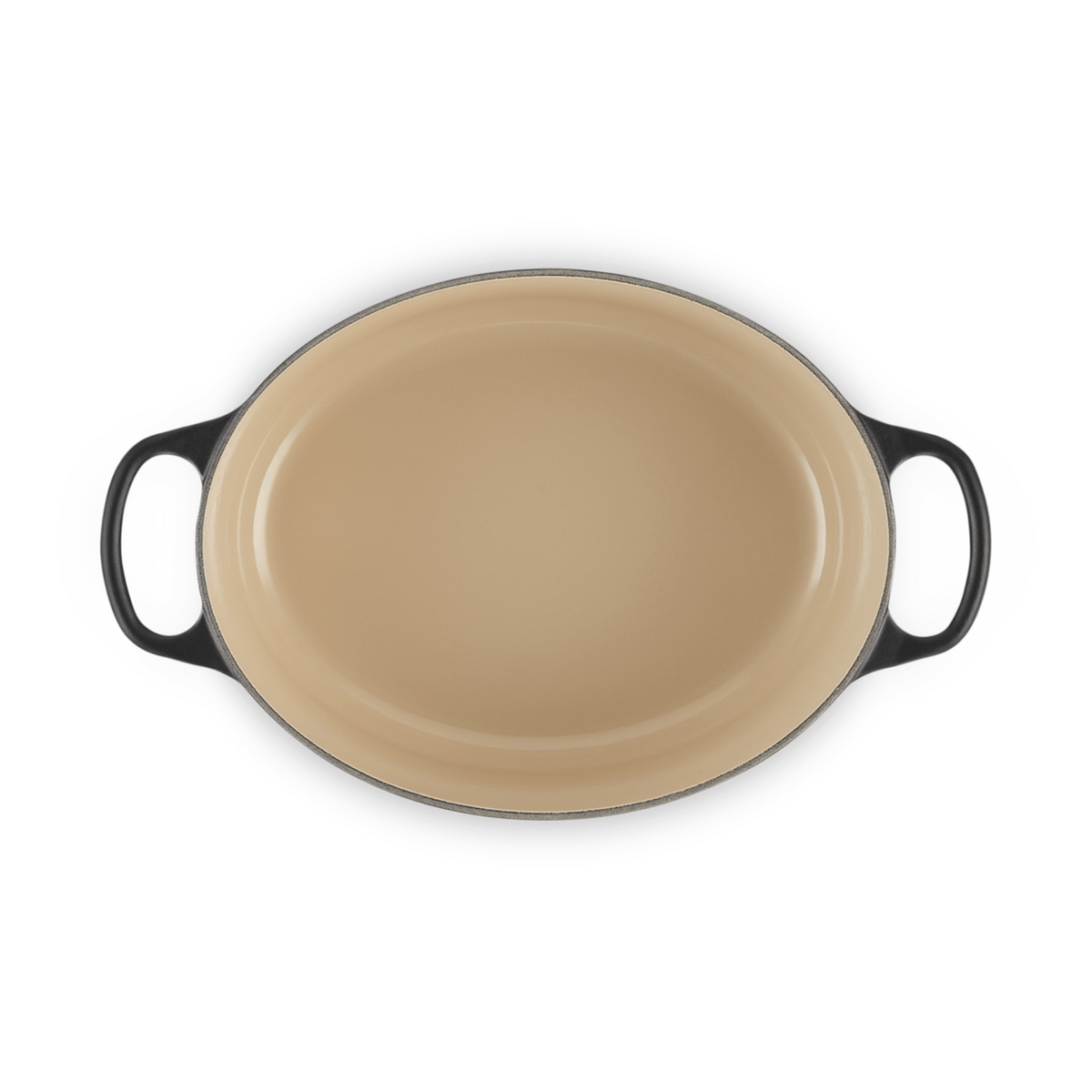 Le Creuset Signature Cast Iron Oval Casserole 29cm Satin Black