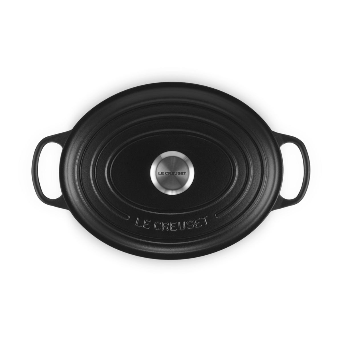 Le Creuset Signature Cast Iron Oval Casserole 29cm Satin Black