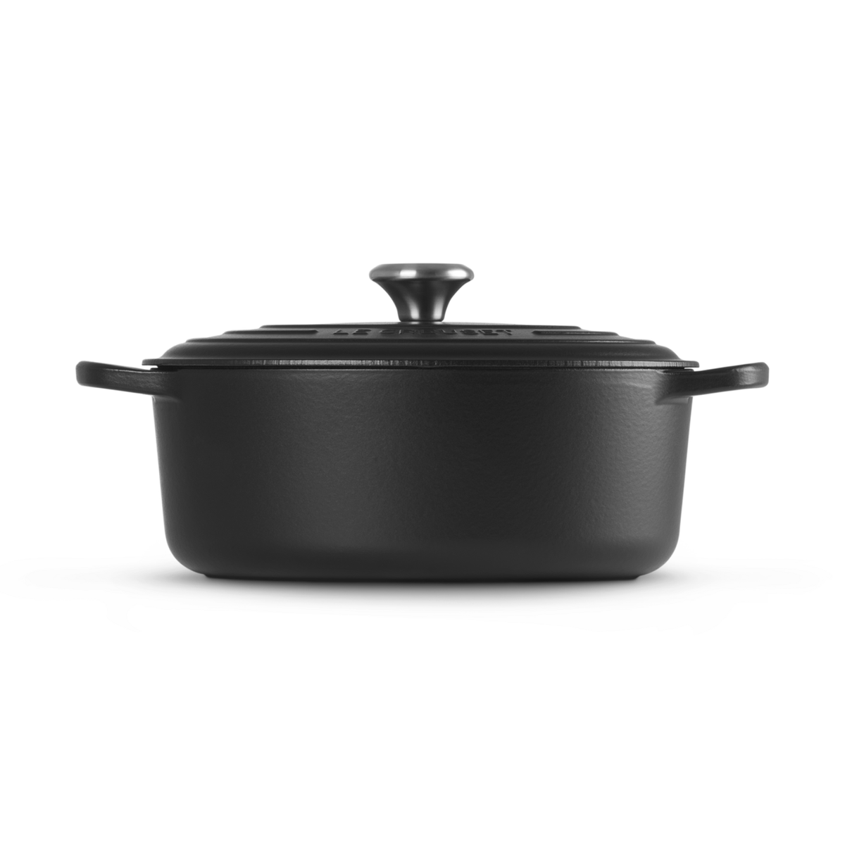 Le Creuset Signature Cast Iron Oval Casserole 29cm Satin Black