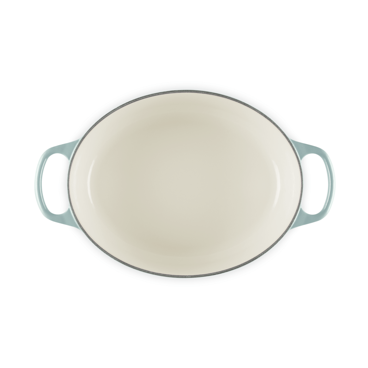 Le Creuset Signature Cast Iron Oval Casserole 29cm Sea Salt