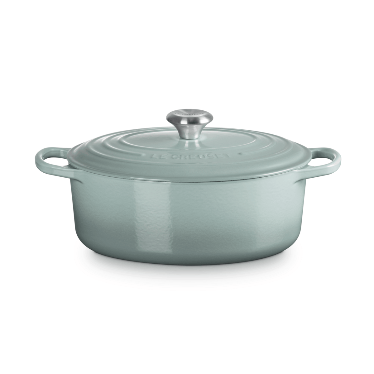 Le Creuset Signature Cast Iron Oval Casserole 29cm Sea Salt