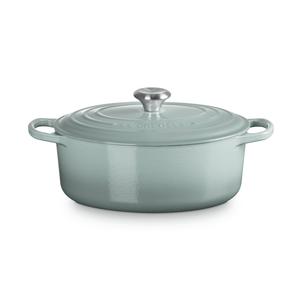 Le Creuset Signature Cast Iron Oval Casserole 29cm Sea Salt