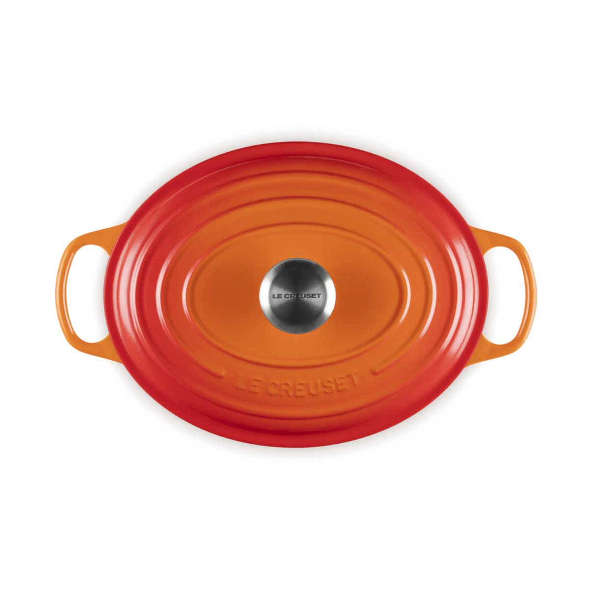Le Creuset Signature Cast Iron Oval Casserole 29cm Volcanic Flame