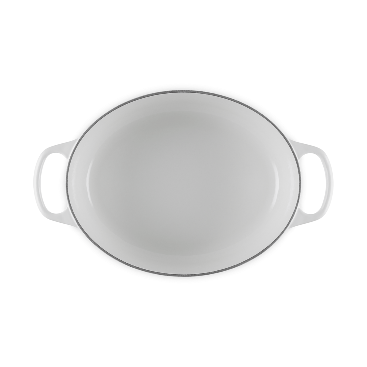 Le Creuset Signature Cast Iron Oval Casserole 29cm White