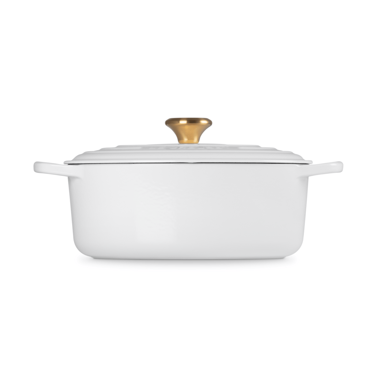 Le Creuset Signature Cast Iron Oval Casserole 29cm White