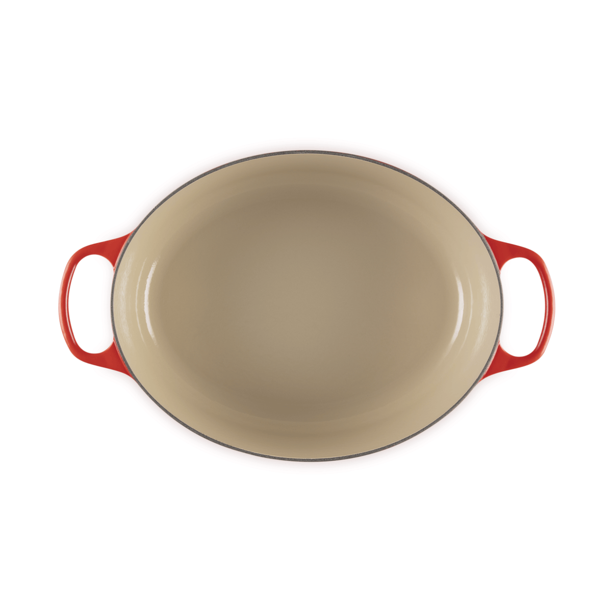 Le Creuset Signature Cast Iron Oval Casserole 35cm Cerise