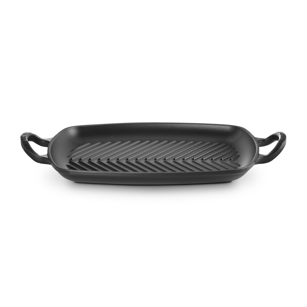 Le Creuset Signature Cast Iron Rectangular Grill 30cm Satin Black