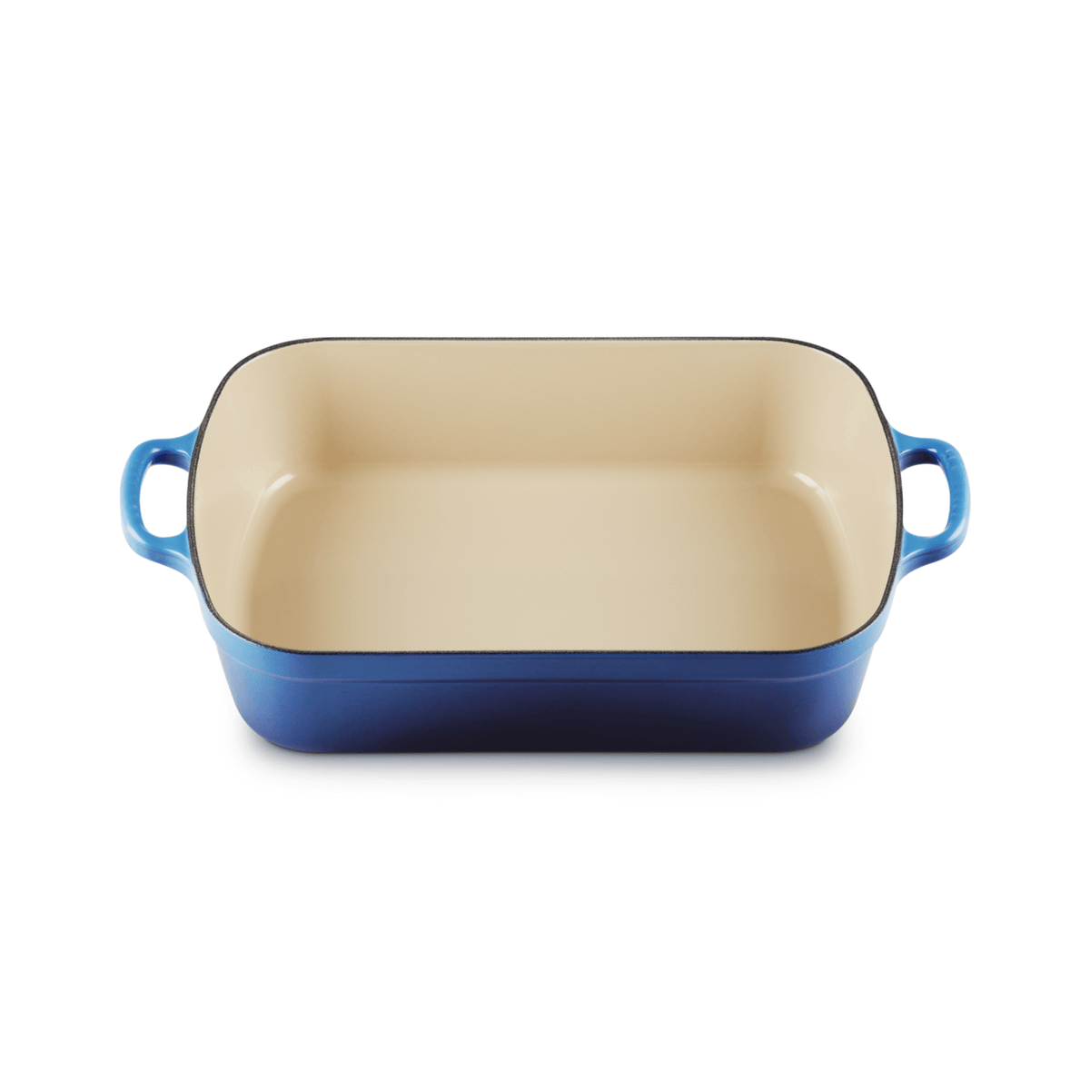 Le Creuset Signature Cast Iron Roaster 33cm Azure Blue