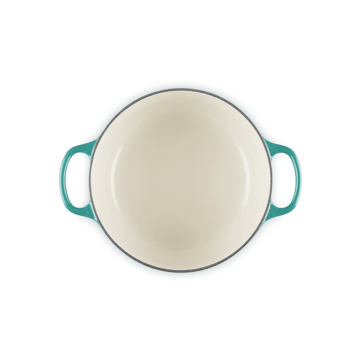 Le Creuset Signature Cast Iron Round Casserole 20cm Bleu Riviera
