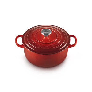 Le Creuset Signature Cast Iron Round Casserole 20cm Cerise