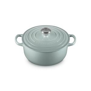 Le Creuset Signature Cast Iron Round Casserole 20cm Sea Salt