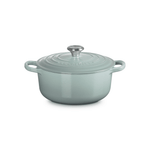 Le Creuset Signature Cast Iron Round Casserole 20cm Sea Salt