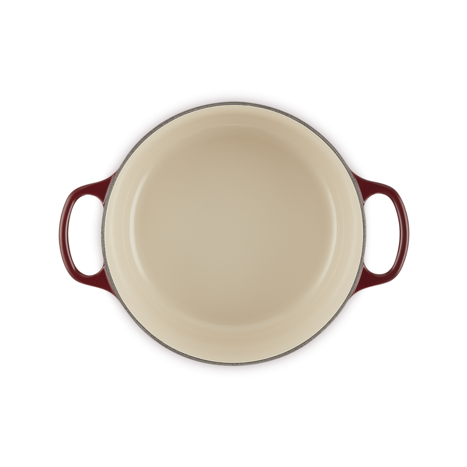 Le Creuset Signature Cast Iron Round Casserole 24cm Garnet