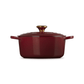Le Creuset Signature Cast Iron Round Casserole 24cm Garnet