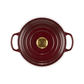 Le Creuset Signature Cast Iron Round Casserole 24cm Garnet
