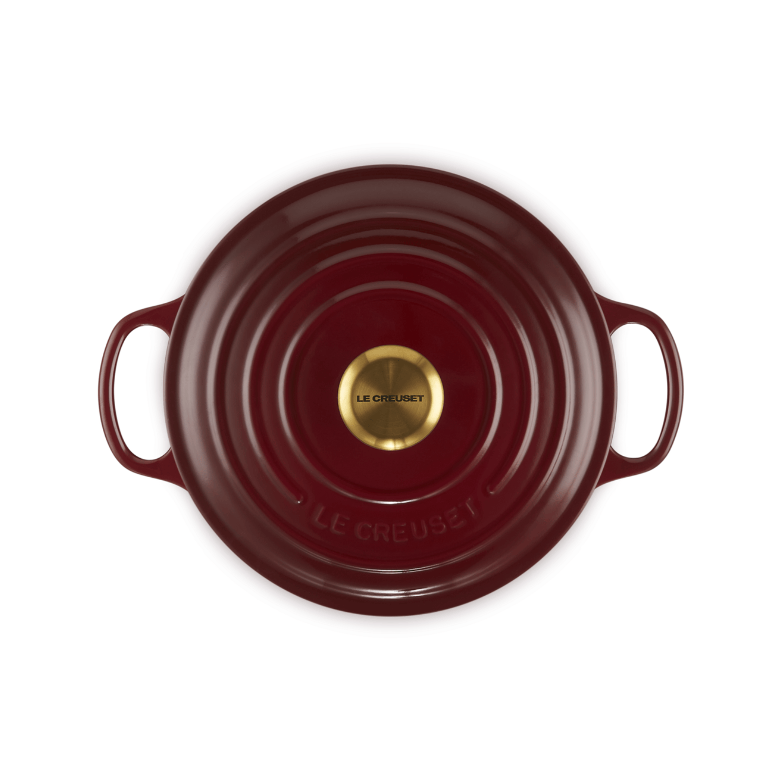 Le Creuset Signature Cast Iron Round Casserole 24cm Garnet