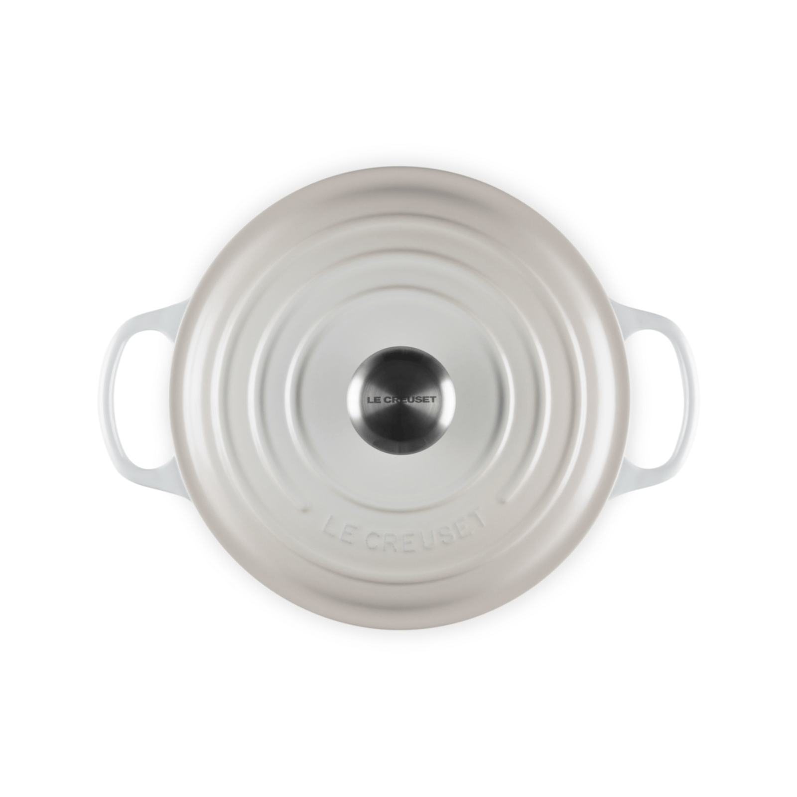 Le Creuset Signature Cast Iron Round Casserole 24cm Meringue