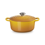 Le Creuset Signature Cast Iron Round Casserole 24cm Nectar