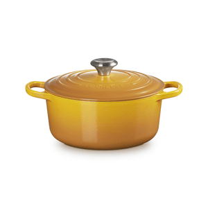 Le Creuset Signature Cast Iron Round Casserole 24cm Nectar