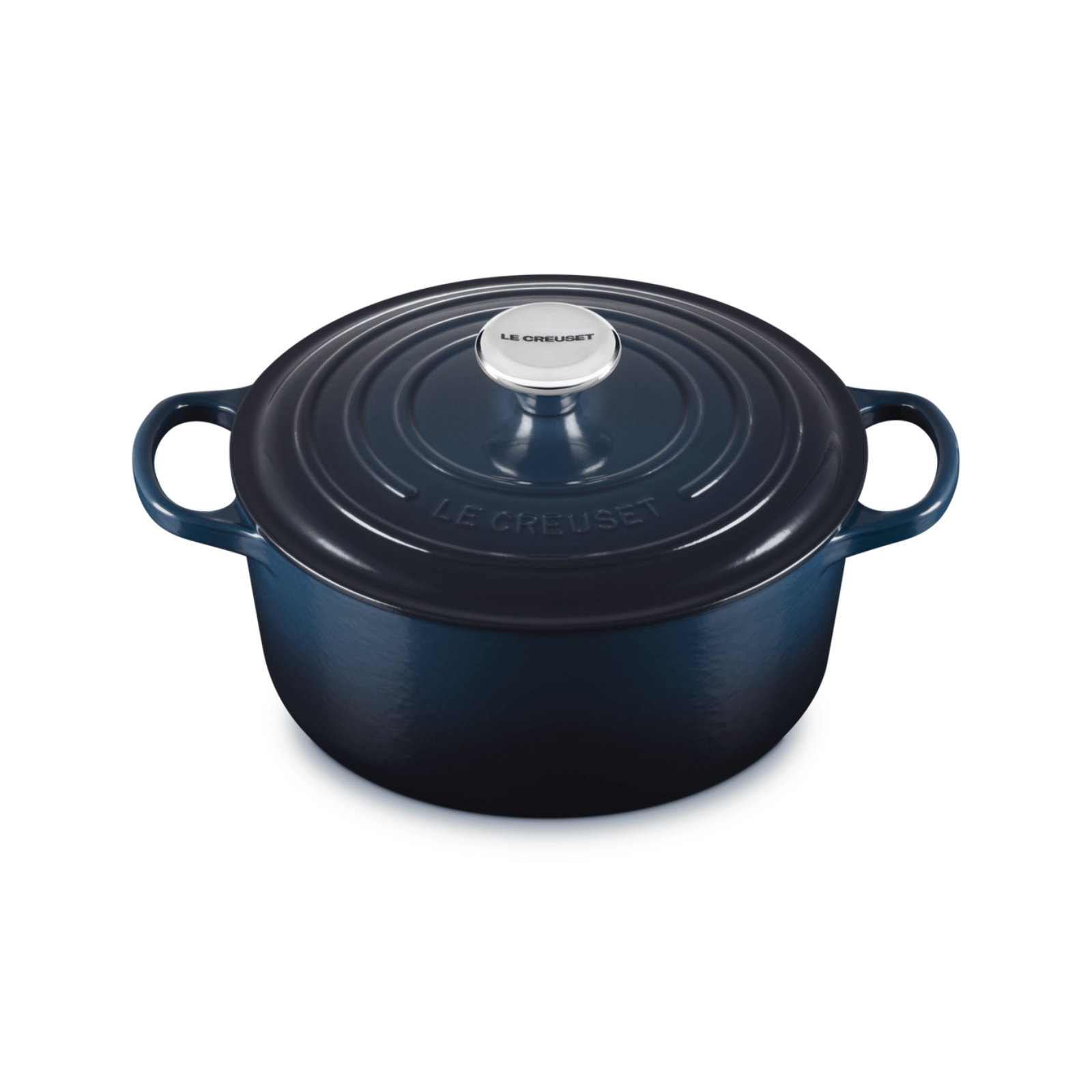 Le Creuset Signature Cast Iron Round Casserole 24cm Nuit