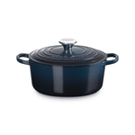 Le Creuset Signature Cast Iron Round Casserole 24cm Nuit