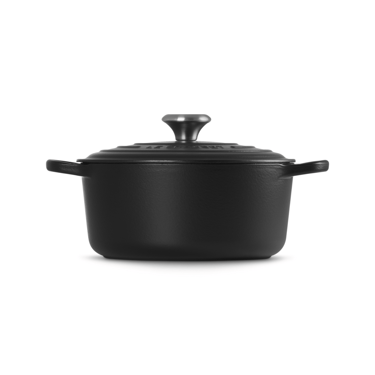 Le Creuset Signature Cast Iron Round Casserole 24cm Satin Black