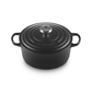Le Creuset Signature Cast Iron Round Casserole 24cm Satin Black