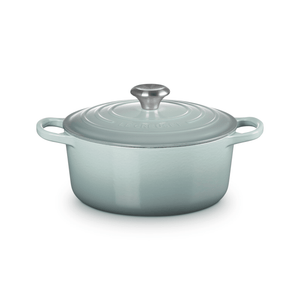 Le Creuset Signature Cast Iron Round Casserole 24cm Sea Salt