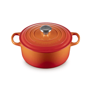Le Creuset Signature Cast Iron Round Casserole 24cm Volcanic Flame