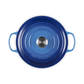 Le Creuset Signature Cast Iron Round Casserole 26cm Azure Blue