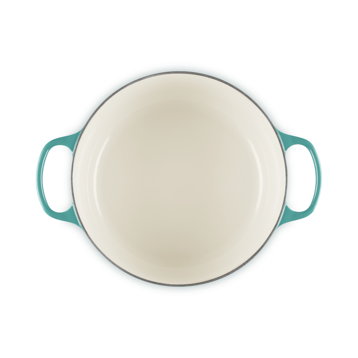 Le Creuset Signature Cast Iron Round Casserole 26cm Bleu Riviera