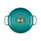 Le Creuset Signature Cast Iron Round Casserole 26cm Bleu Riviera