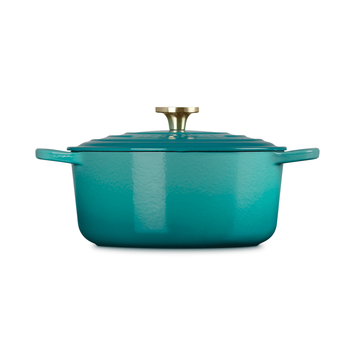 Le Creuset Signature Cast Iron Round Casserole 26cm Bleu Riviera