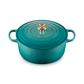 Le Creuset Signature Cast Iron Round Casserole 26cm Bleu Riviera