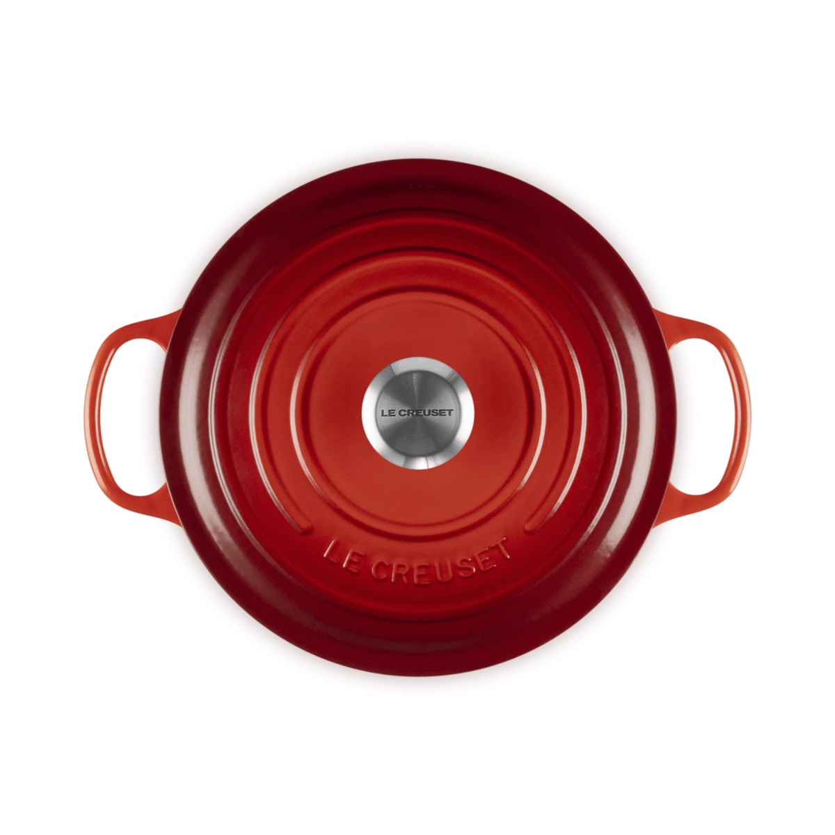 Le Creuset Signature Cast Iron Round Casserole 26cm Cerise