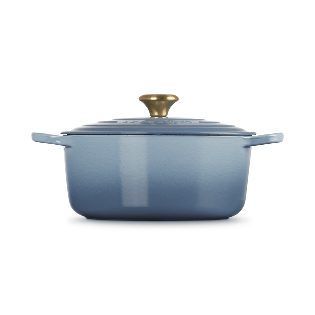 Le Creuset Signature Cast Iron Round Casserole 26cm Chambray