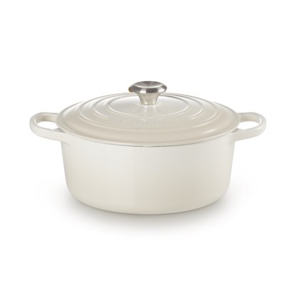 Le Creuset Signature Cast Iron Round Casserole 26cm Meringue