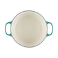 Le Creuset Signature Cast Iron Round Casserole 28cm Bleu Riviera